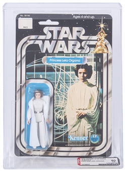 1978 Kenner Star Wars 12 Back-C Princess Leia Organa - AFA NM 80
